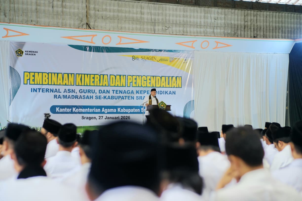 Kemenag Sragen Tutup HAB dengan Pembinaan, Kakanwil Saiful Mujab: Banggalah Jadi ASN Kementerian Agama!