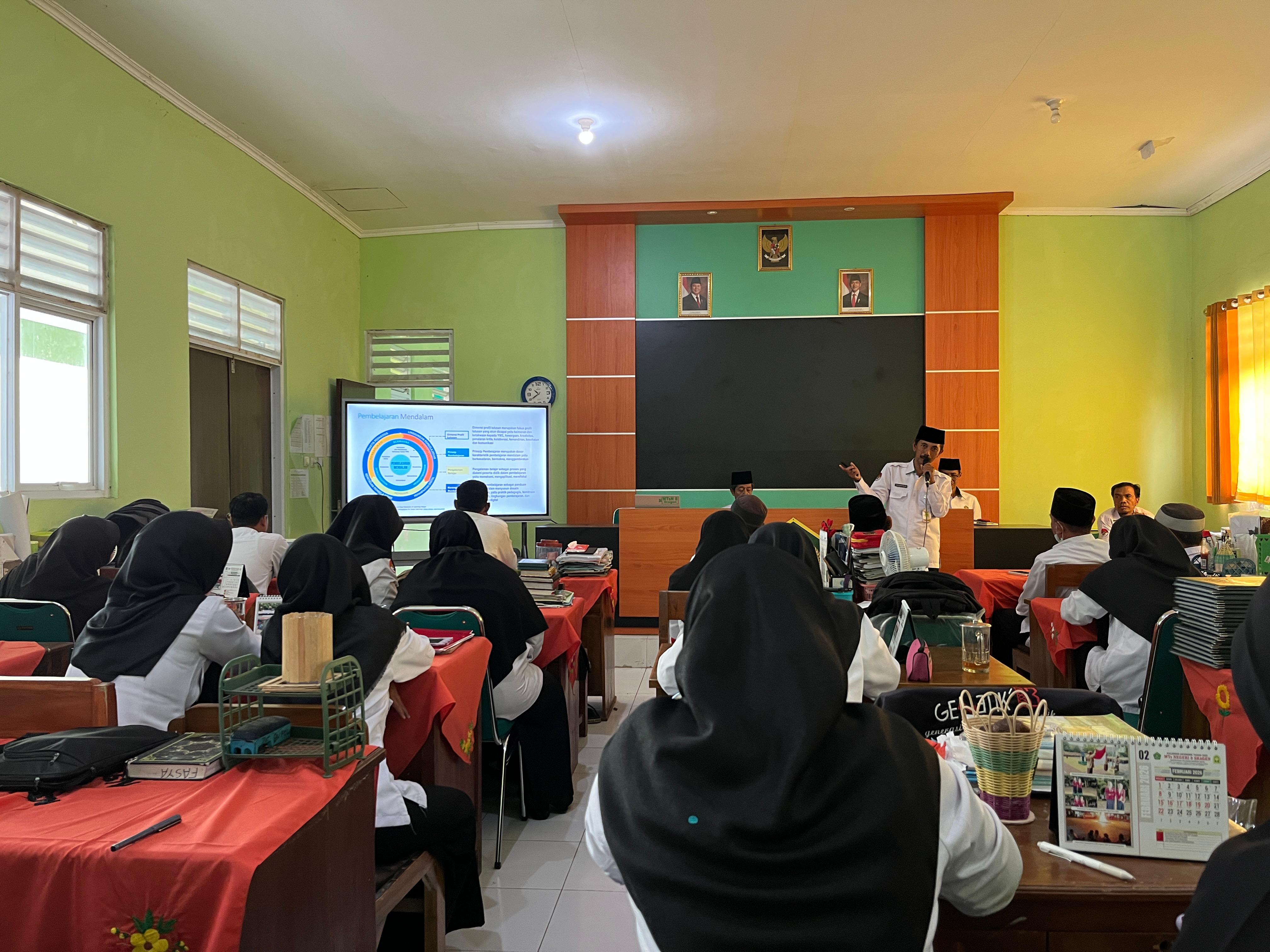 MTsN 8 Sragen Awali Semester Genap 2025/2026 dengan Pembinaan dan Sosialisasi KMA 1503