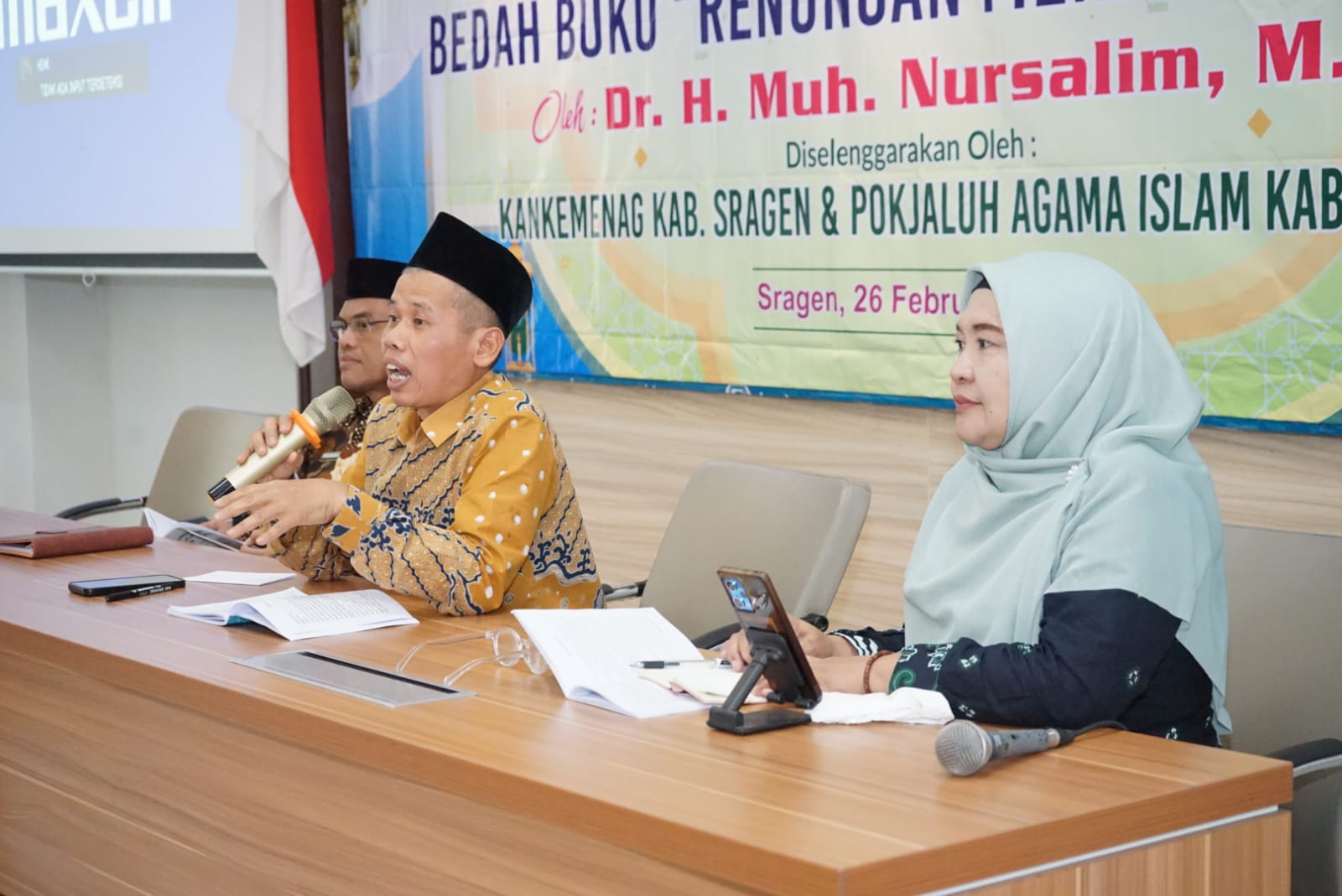 Bedah Buku “Renungan Menjelang Sahur” Karya Dr. Nursalim Warnai Ramadan di Kemenag Sragen