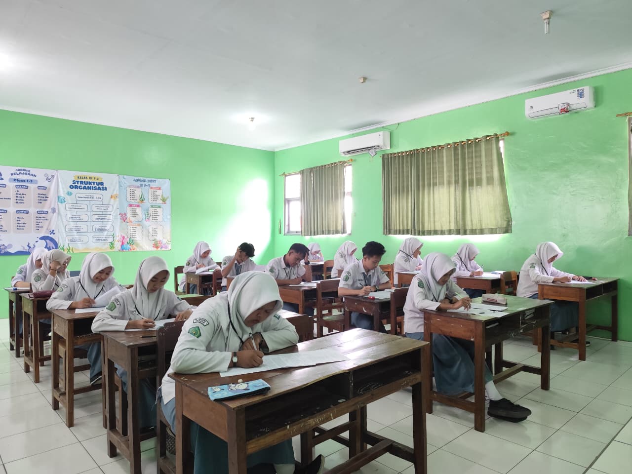 Menuju Kelulusan, Siswa Fase F Lanjut MAN 1 Sragen Berjuang Berikan yang Terbaik dalam Ujian Madrasah
