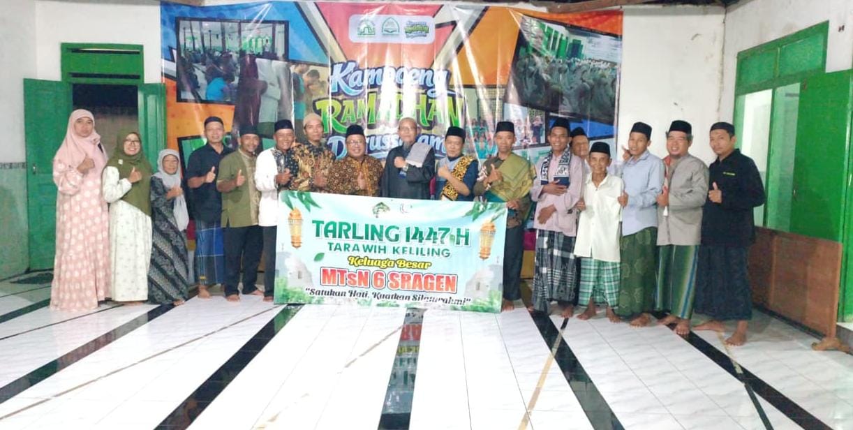 Menyemai Cahaya Ramadan: Safari Tarawih MTsN 6 Sragen Eratkan Ukhuwah Bersama Masyarakat