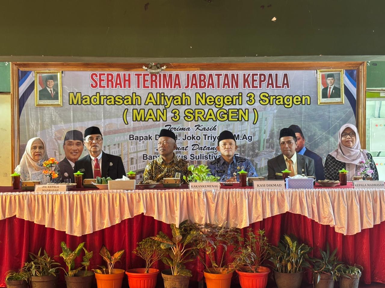 Sertijab Kepala MAN 3 Sragen: Momentum Regenerasi dan Penguatan Mutu Pendidikan