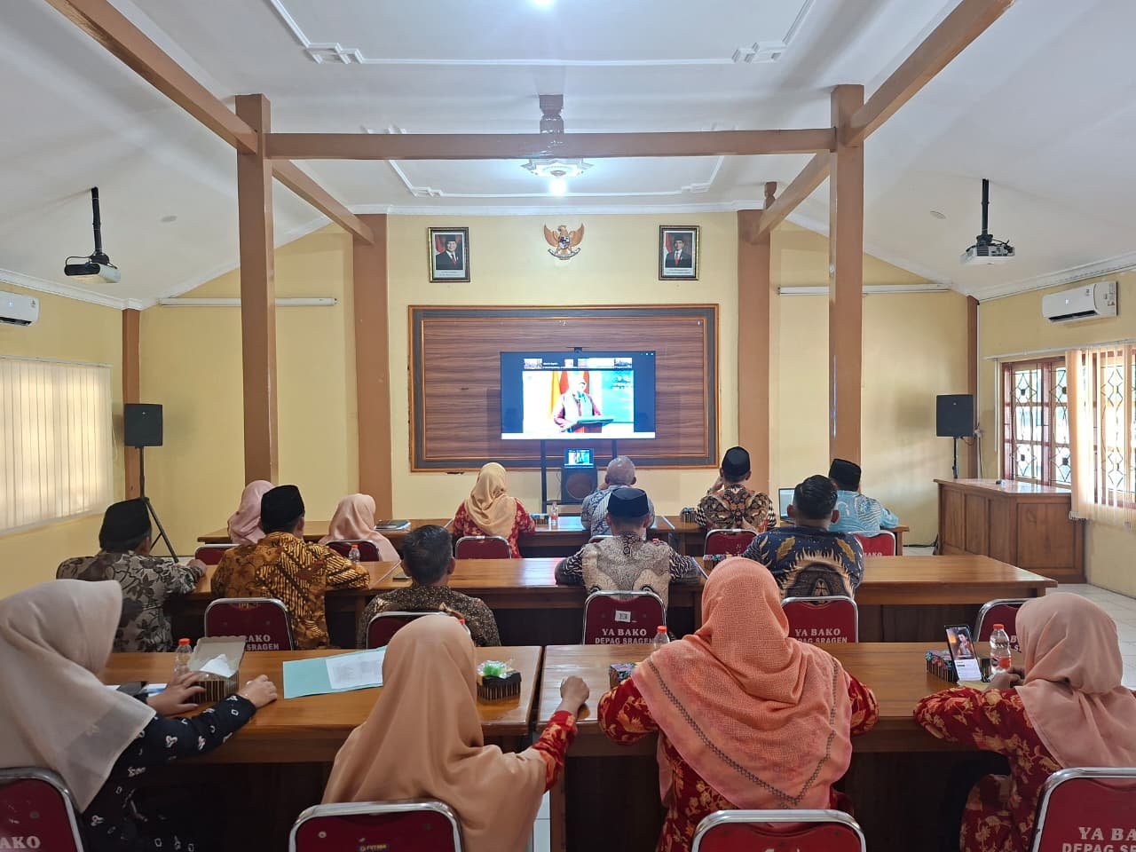 Kemenag Sragen Ikuti Peresmian Serentak ULD dan MoU DWP–BP4 Kemenag Jateng