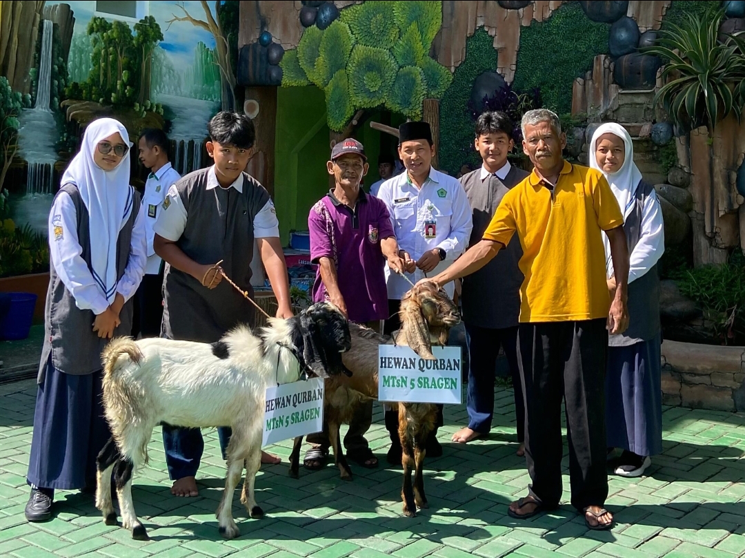 MTsN 5 Sragen Gelar Latihan Qurban 1447 H, Tanamkan Nilai Ikhlas dan Empati Siswa