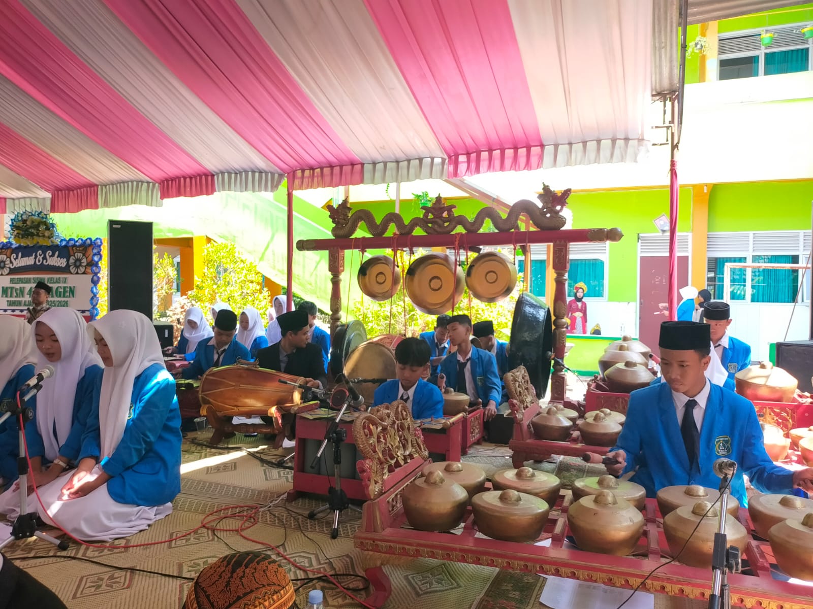 Karawitan MTsN 4 Sragen Pukau Hadirin pada Pelepasan Siswa Kelas IX