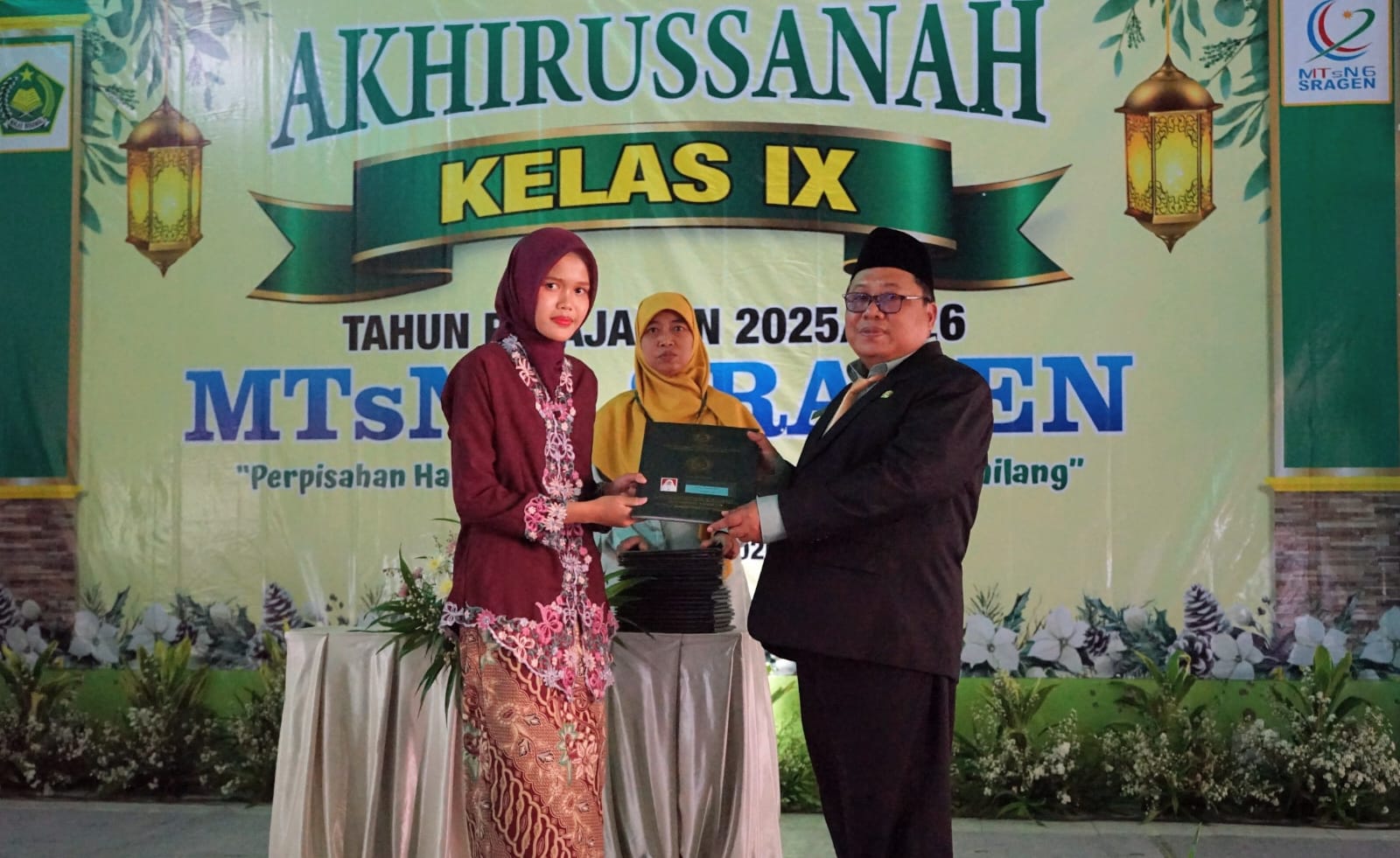 Atiqah Rahmawati, Siswi MTsN 6 Sragen Peraih Nilai Sempurna 100 pada TKA 2026