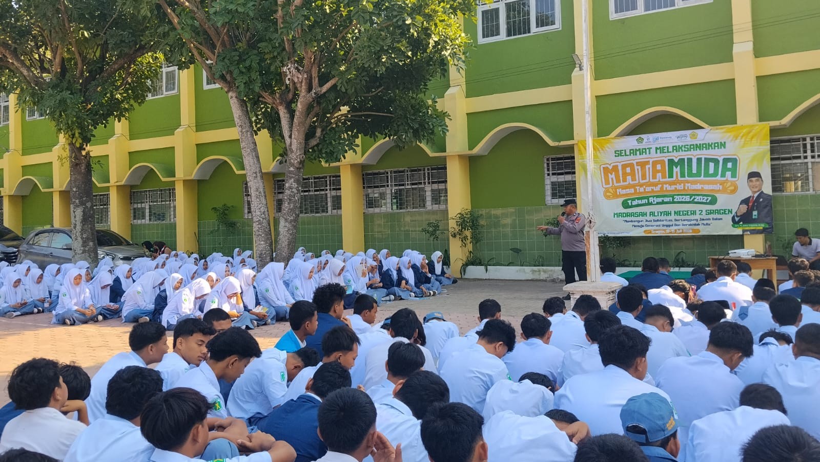 MAN 2 Sragen Gandeng Polsek Plupuh Cegah Bullying dan Edukasi Tertib Berlalu Lintas
