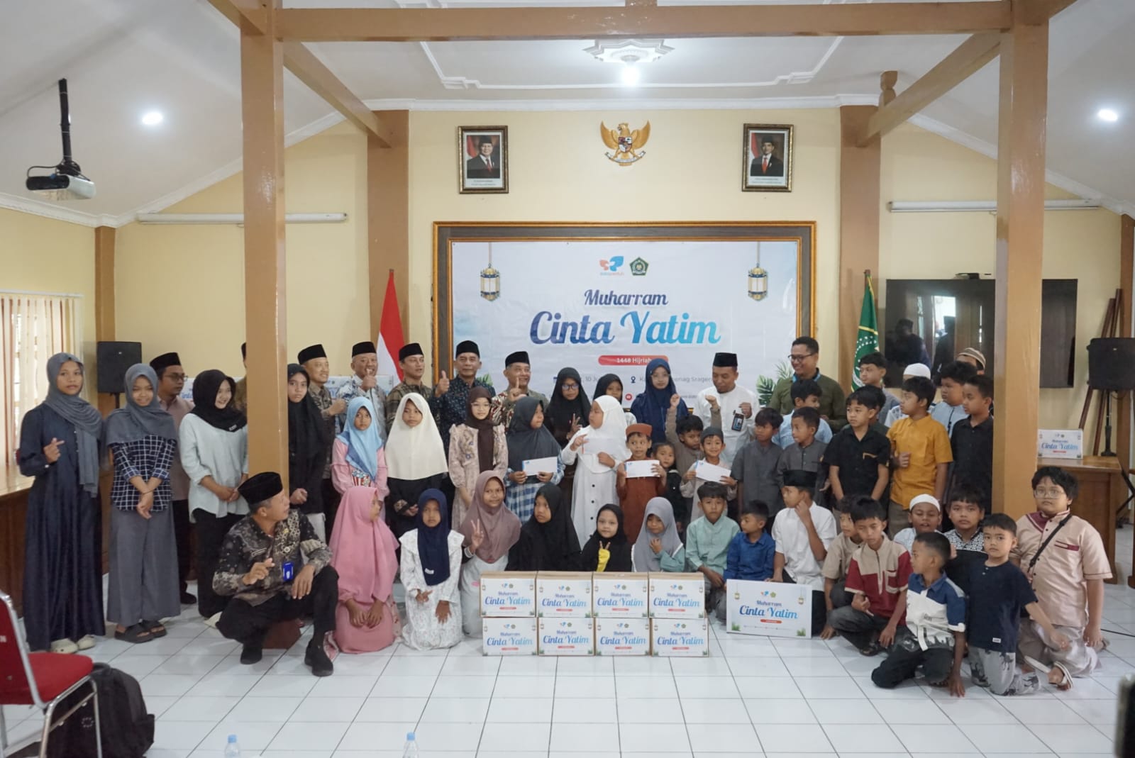 Kolaborasi Kemenag Sragen dan Solo Peduli, Muharram Jadi Momen Berbagi untuk Anak Yatim