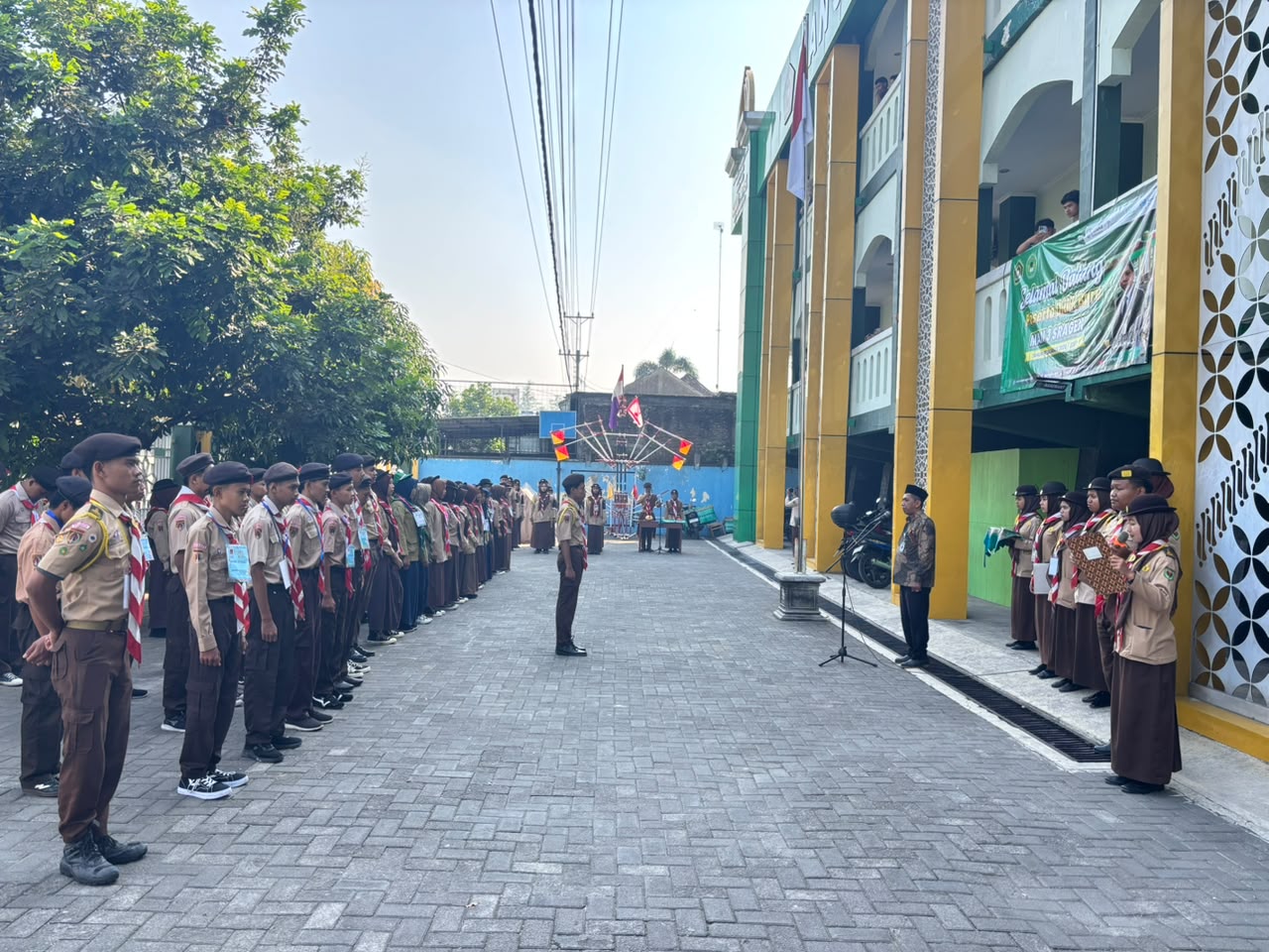 Tutup Matamuda, MAN 3 Sragen Kukuhkan Murid Baru sebagai Pramuka Penegak