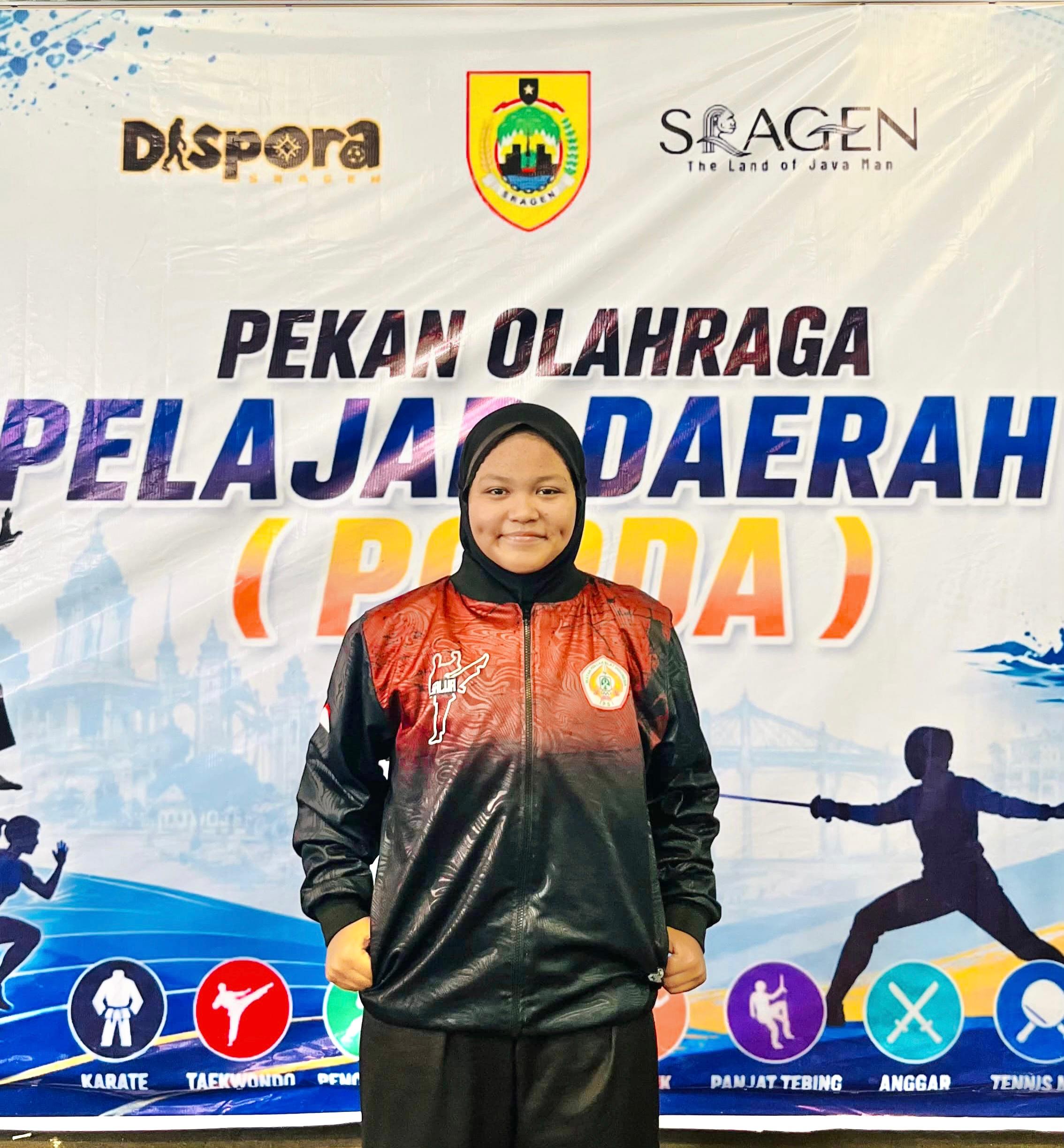 Siswi MTsN 1 Sragen Raih Juara II Pencak Silat POPDA Kabupaten Sragen
