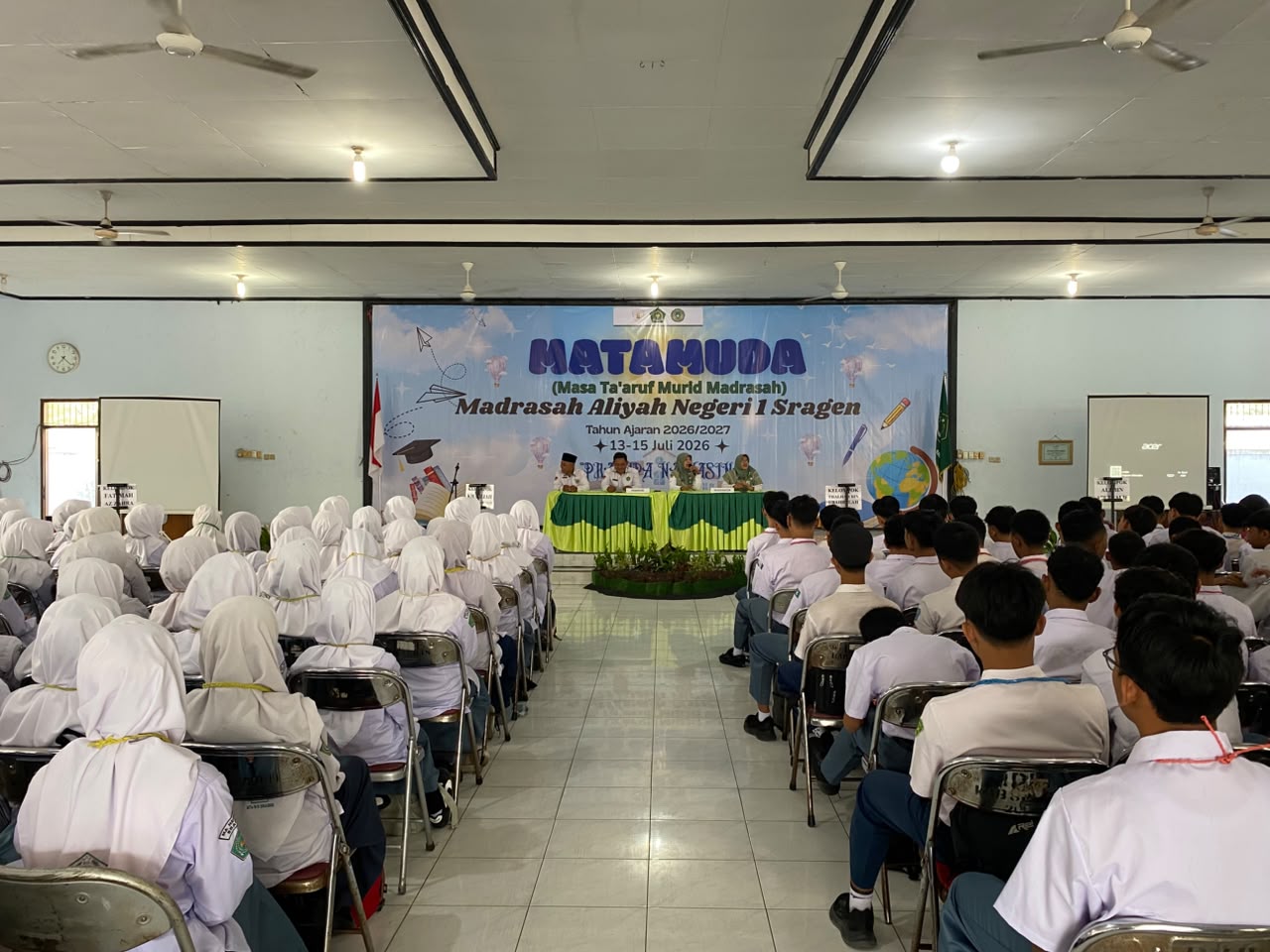 Usung Tema Pradipa Nawasina, MATAMUDA MAN 1 Sragen Nyalakan Semangat Generasi Madrasah Berprestasi