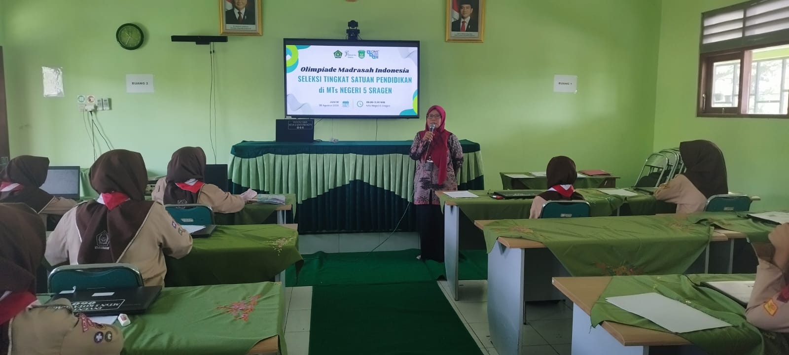 Adu Nalar, 29 Siswa MTsN 5 Sragen Ikuti Seleksi OMI Bidang Sains Tingkat Satuan Pendidikan
