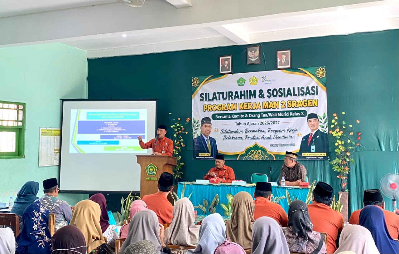 Bangun Kolaborasi Pendidikan, MAN 2 Sragen Gelar Awalussanah Tahun Ajaran 2026/2027