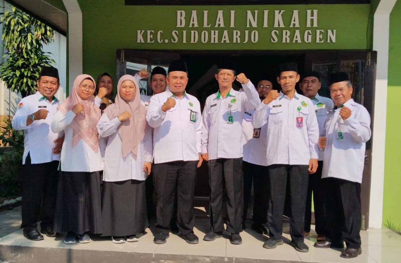 Pembinaan di KUA Sidoharjo, Kasubbag TU: Disiplin ASN Menentukan Kualitas Pelayanan Publik
