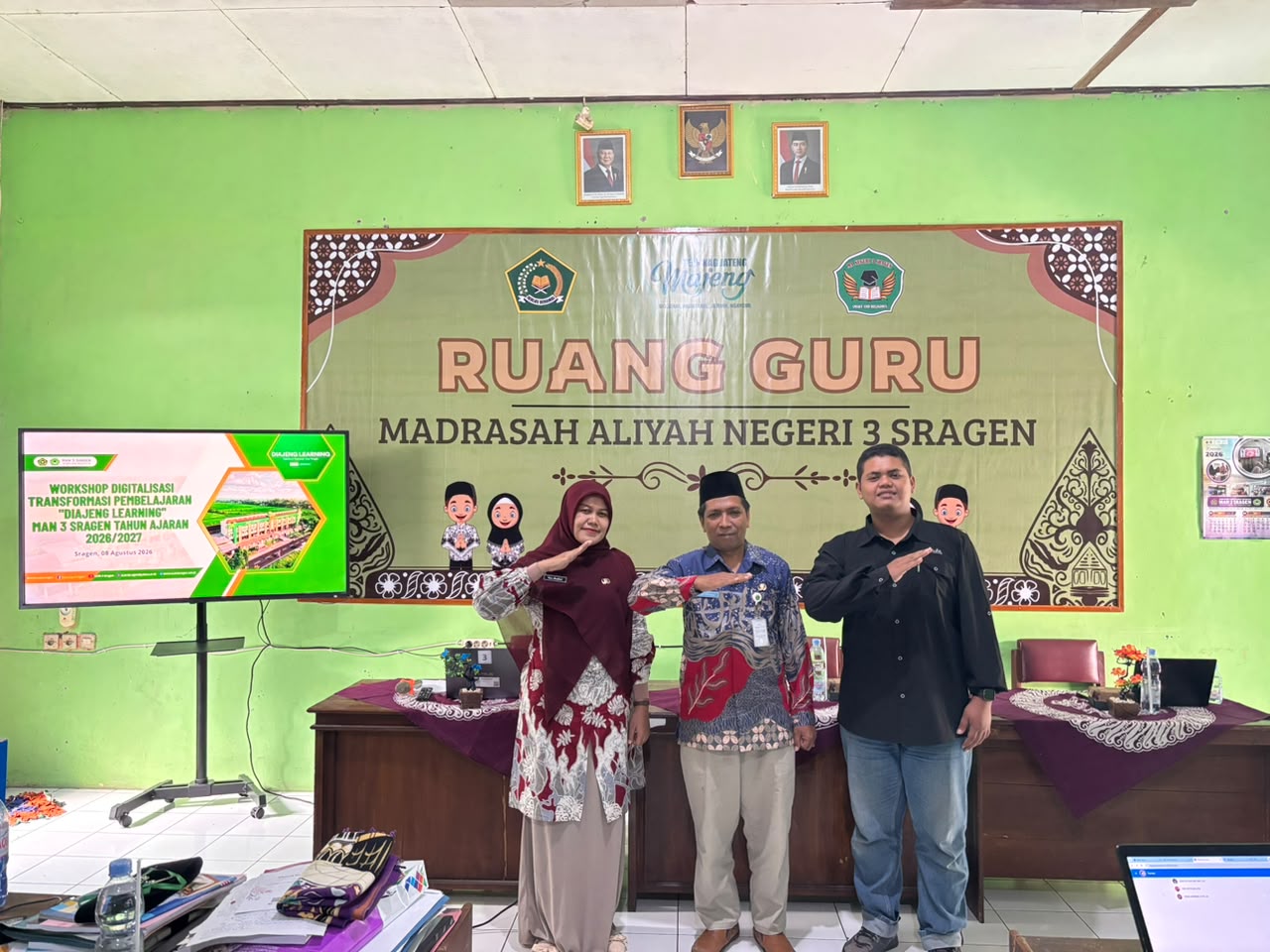 MAN 3 Sragen Gelar Workshop Digitalisasi Transformasi Pembelajaran “Diajeng Learning”