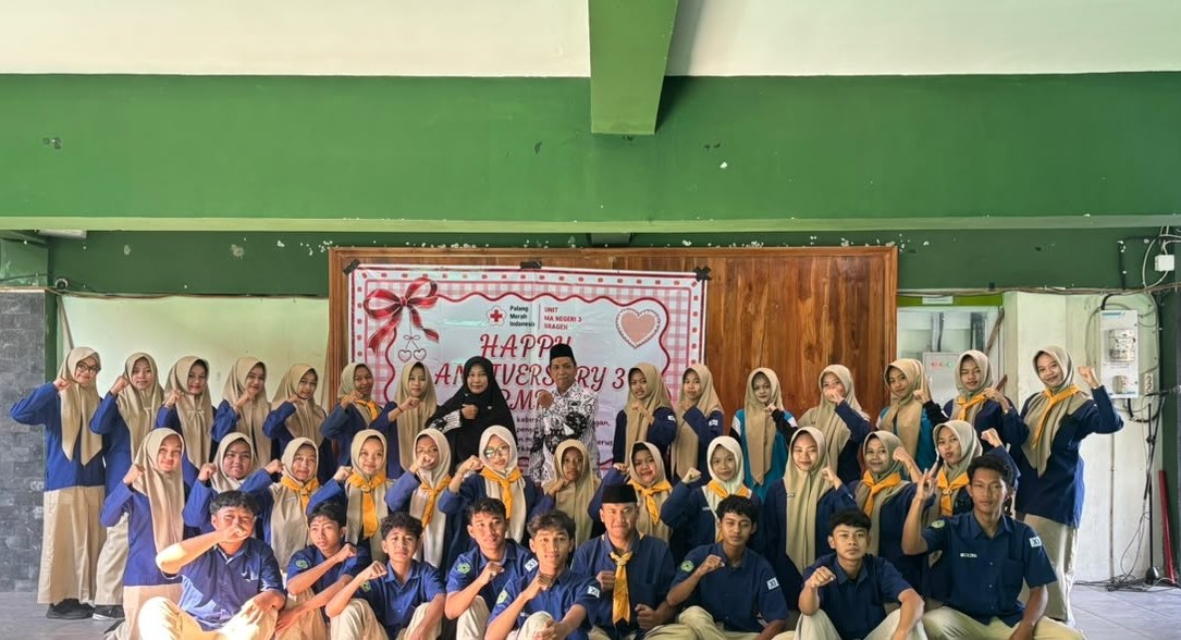 Momentum HUT Ke-3 PMR MAN 3 Sragen, Kamad Apresiasi Dedikasi Anggota dan Serukan Semangat Kemanusiaan
