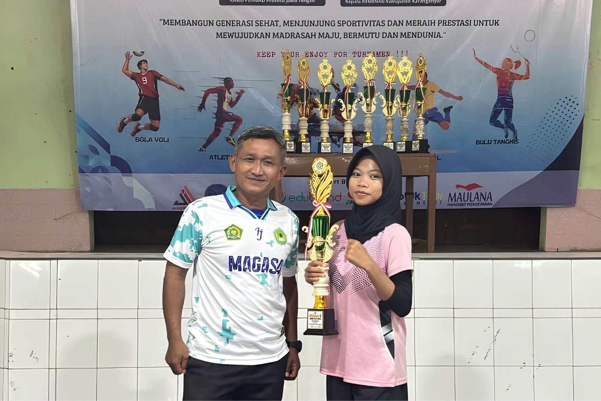 Azira Jadi yang Tercepat, MAN 3 Sragen Juara 1 Lari 100 Meter PORMA