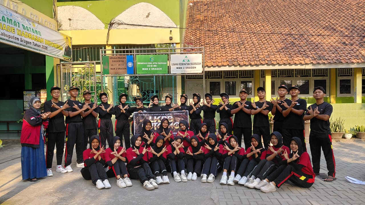 Tim Paskibra MAN 2 Sragen Ukir Tiga Prestasi Membanggakan di LKBB Sutomo 2026