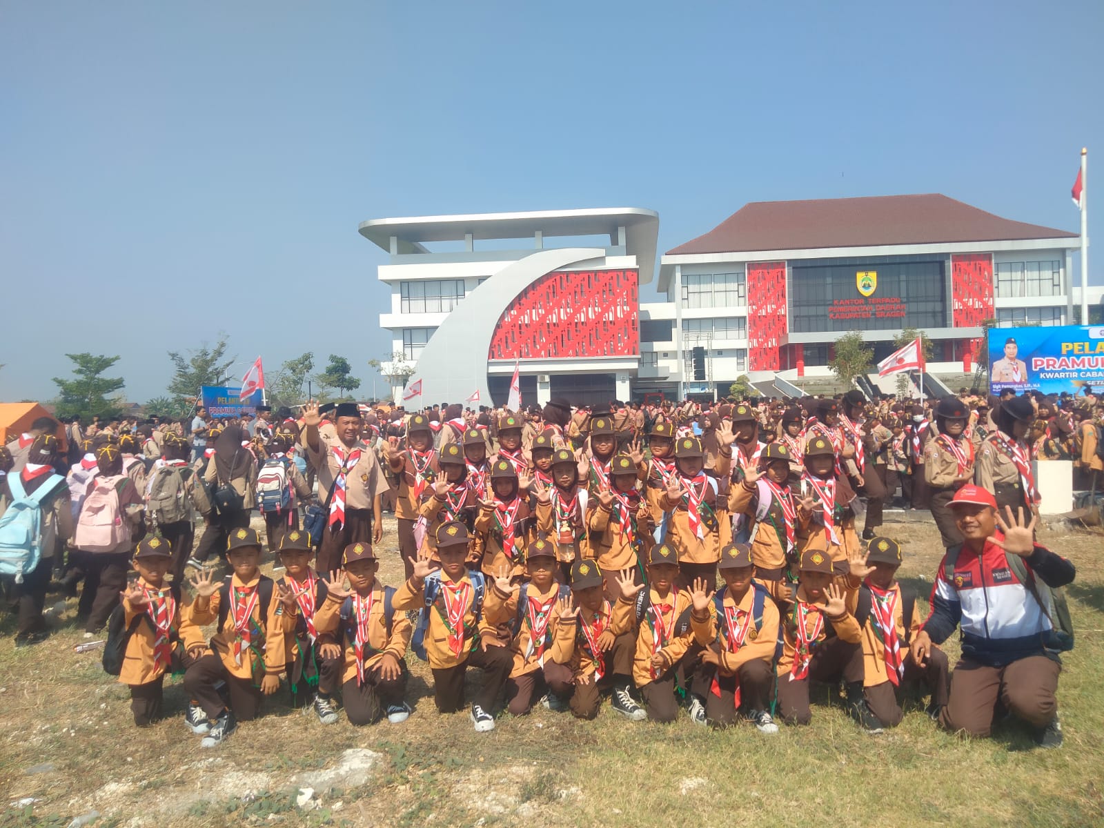 25 Siswa MIN 5 Sragen Lolos Uji dan Dikukuhkan sebagai Pramuka Garuda