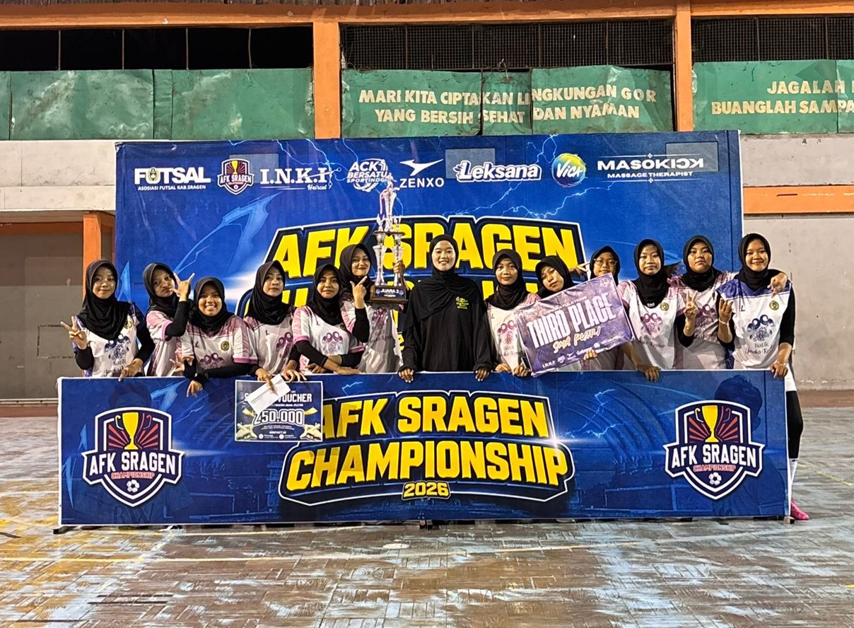 Srikandi MAN 1 Sragen Berhasil Rebut Juara 3 AFK Sragen Championship 2026