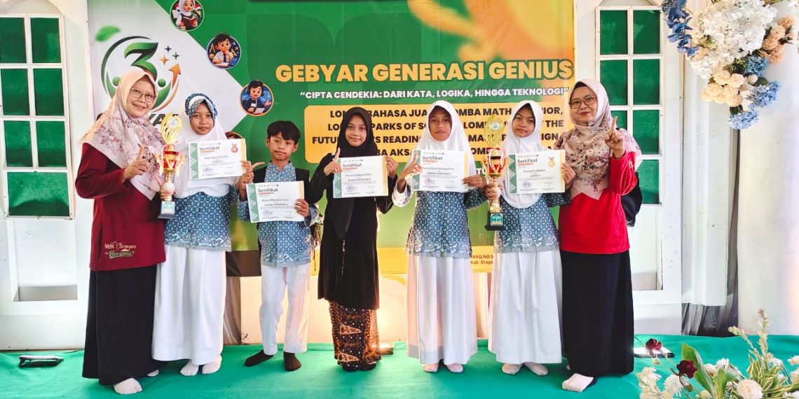 Dari Sains hingga Seni, Lima Siswa MIN 1 Sragen Raih Prestasi di Ajang 3G