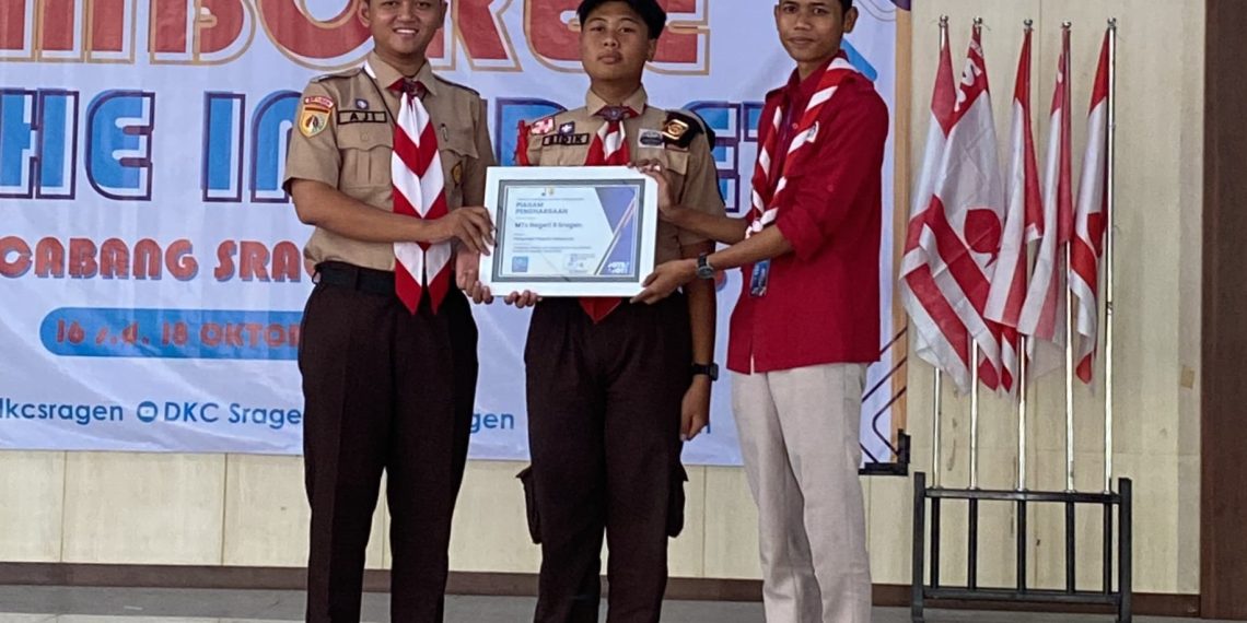 Membanggakan! 127 Pramuka Penggalang Antarkan MTsN 5 Sragen Raih Penghargaan Peserta Terbanyak JOTA-JOTI 2026