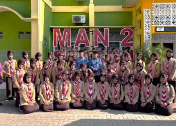 46 Murid MAN 2 Sragen Ikuti JOTA-JOTI 2026, Asah Keterampilan Komunikasi dan Persaudaraan Pramuka