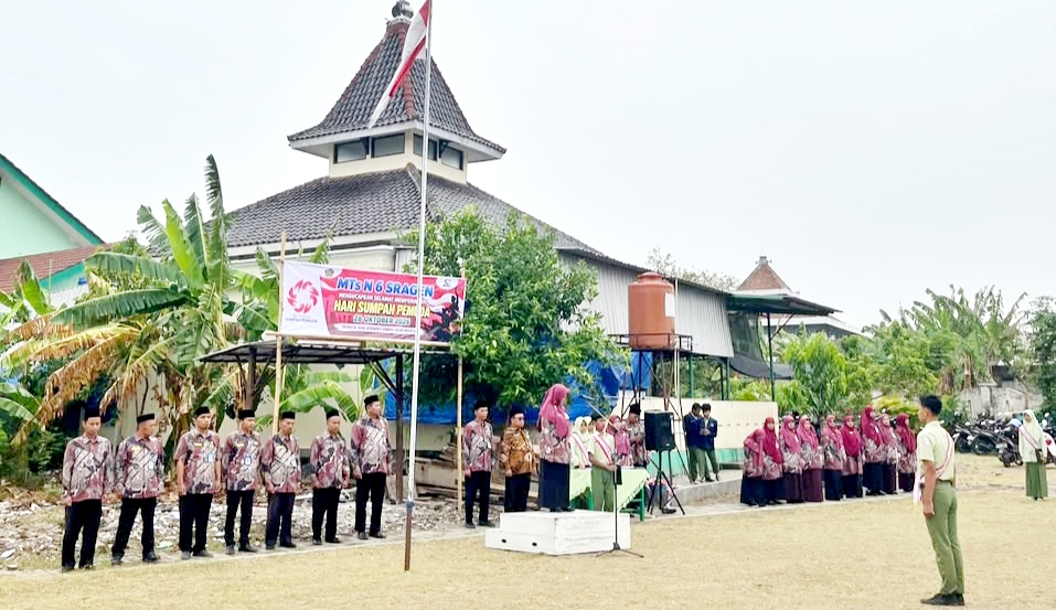 MTsN 6 Sragen Peringati Hari Sumpah Pemuda, Ajak Siswa Tumbuhkan Jiwa Patriotik